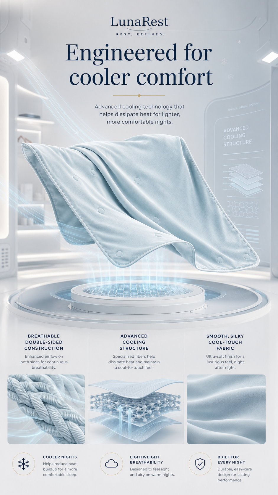 LunaBreeze™ Cooling Blanket